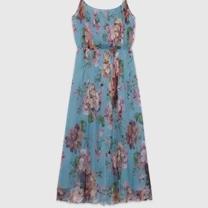 Gucci 2015 Re-Edition floral chiffon dress